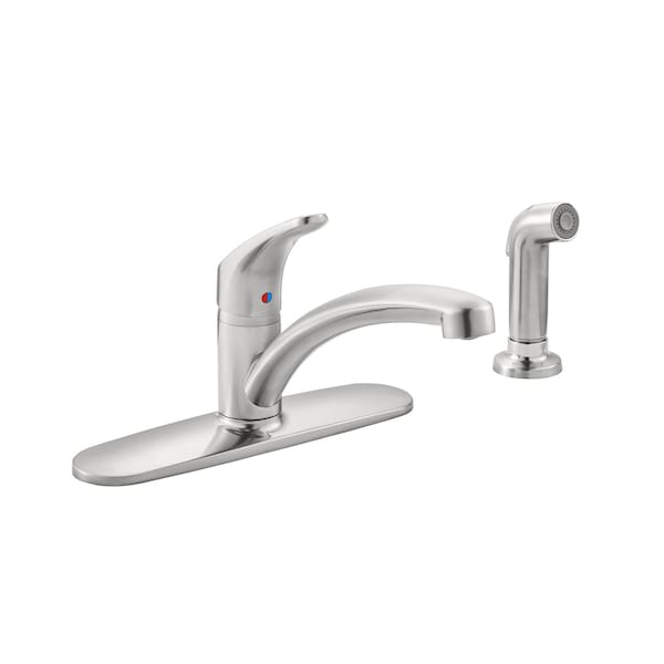 Colony PRO 1-Handle Kitchen Faucet w/Handspray, Stainless Steel